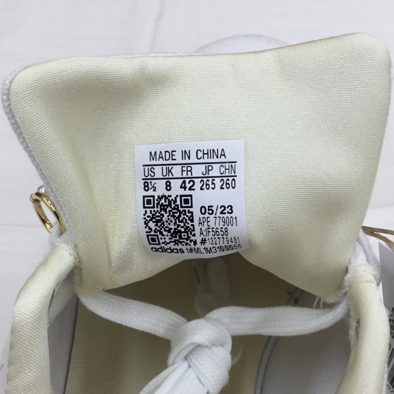 アディダス adidas スニーカー スニーカー STAN SMITH SPORTY＆RICH　IF5658 26.5cm ロゴ、文字 白 / ホワイト / X 緑 / グリーン /  メンズ USED 古着 中古 10136074