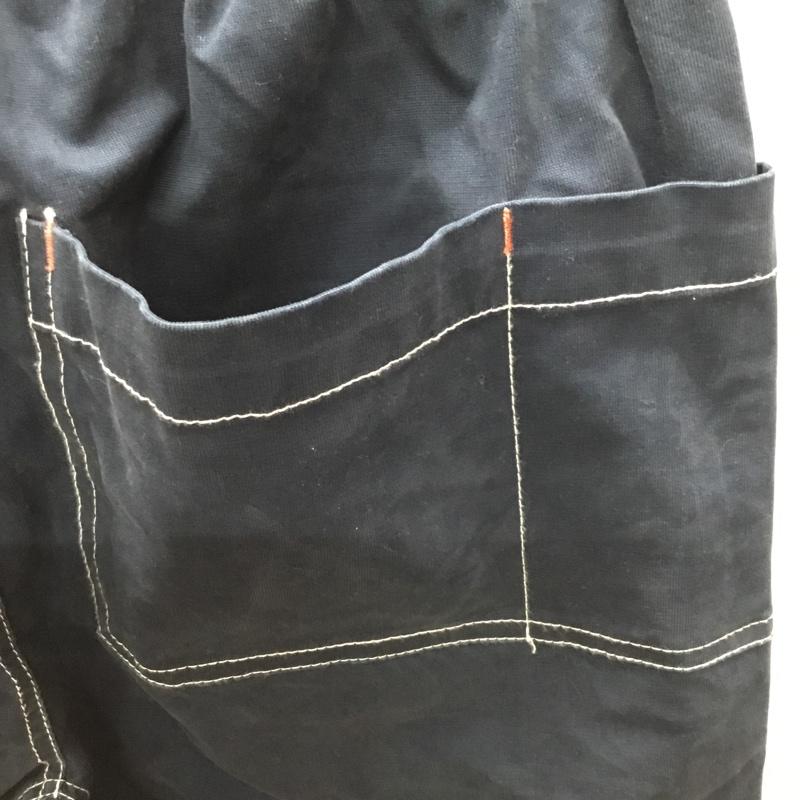 ジムマスター gym master ボトムス ボトムス G357620 ストレッチピケアンクルパンツ M 無地 紺 / ネイビー /  メンズ USED 古着 中古 10111916
