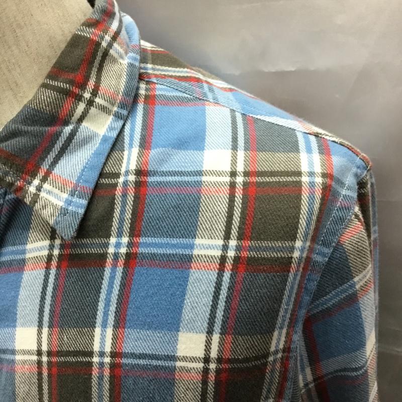 デニム アンド サプライ DENIM & SUPPLY シャツ、ブラウス 長袖 長袖シャツ カラーシャツ ポケットシャツ 長袖カットソー チェックシャツ S チェック マルチカラー / マルチカラー /  メンズ USED 古着 中古 10117542