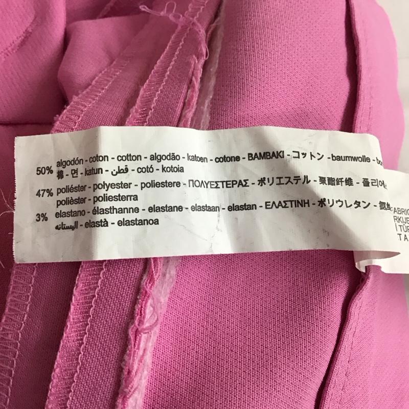 ザラ ZARA ボトムス ボトムス 7385 559 636 ストレッチパンツ S 無地 桃 / ピンク /  レディース USED 古着 中古 10118477