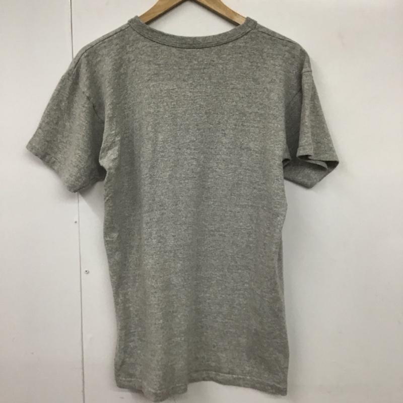 チャンピオン Campion Tシャツ 半袖 L プリント X ロゴ、文字 灰 / グレー /  メンズ USED 古着 中古 10130883