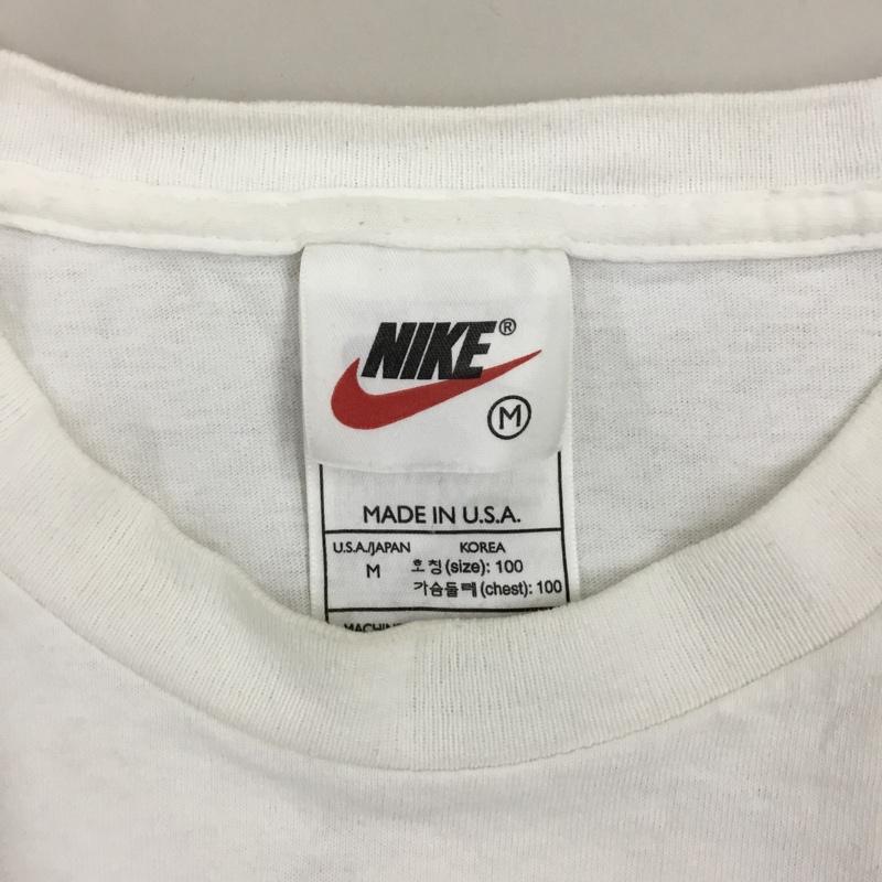 ナイキ NIKE Tシャツ 半袖 90s USA製 M ロゴ、文字 X プリント 白 / ホワイト /  メンズ USED 古着 中古 10108859