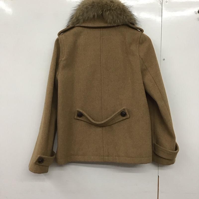 レイビームス Ray BEAMS コート コート一般 6319-0024-1690 ファー付きコート 1 無地 ベージュ / ベージュ /  レディース USED 古着 中古 10142520