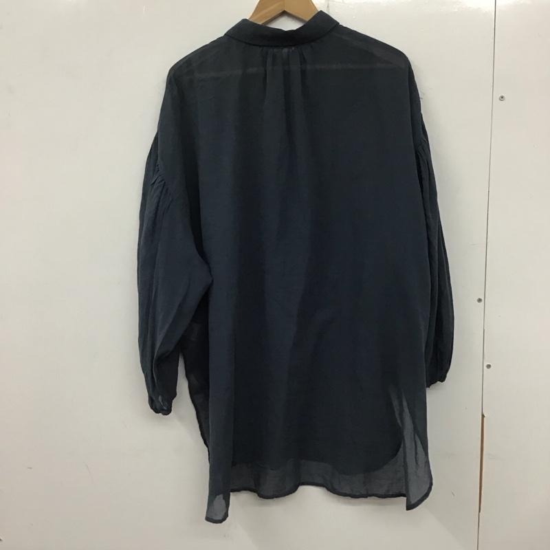 ジーナシス JEANASIS シャツ、ブラウス 長袖 JS063526MC FREE 無地 紺 / ネイビー /  メンズ USED 古着 中古 10134587