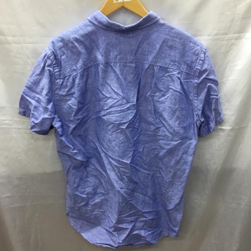 ギャップ GAP シャツ、ブラウス 半袖 XL 無地 青 / ブルー /  メンズ USED 古着 中古 10119304
