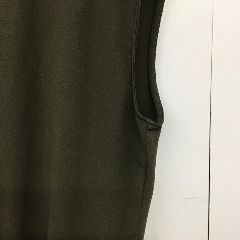 ザラベーシック ZARA BASIC ワンピース・ドレス・オールインワン ワンピース・ドレス・オールインワン オールインワン ノースリーブ ワイドパンツ S 無地 カーキ / カーキ /  レディース USED 古着 中古 10141297