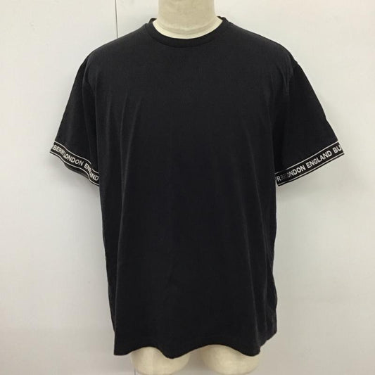 バーバリー BURBERRY Tシャツ 半袖 TESLOW SLEEVE LOGO TEE ロゴテープ クルーネック M ロゴ、文字 黒 / ブラック /  メンズ USED 古着 中古 10119673