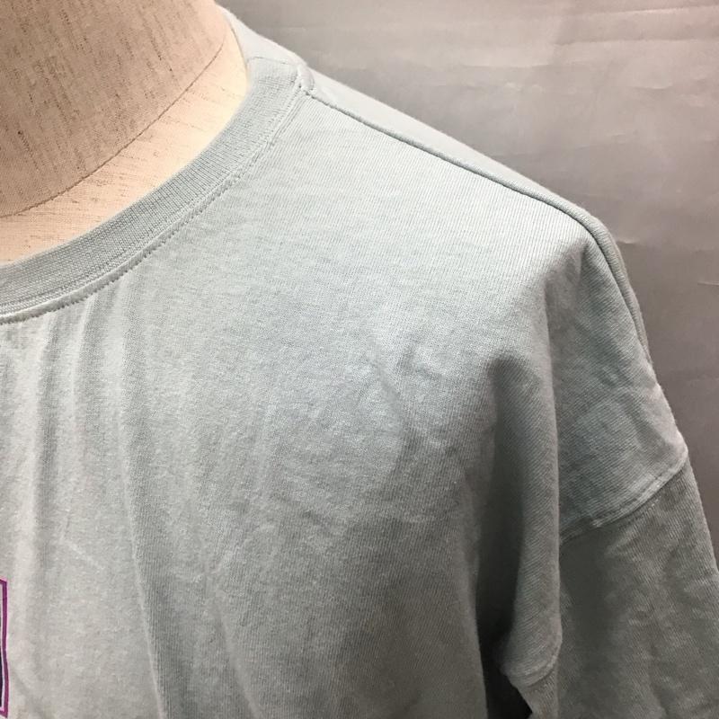 カンゴール KANGOL Tシャツ 半袖 KPMC-10190 グラフィックプリント L ロゴ、文字 青 / ブルー / X 白 / ホワイト /  メンズ USED 古着 中古 10117042