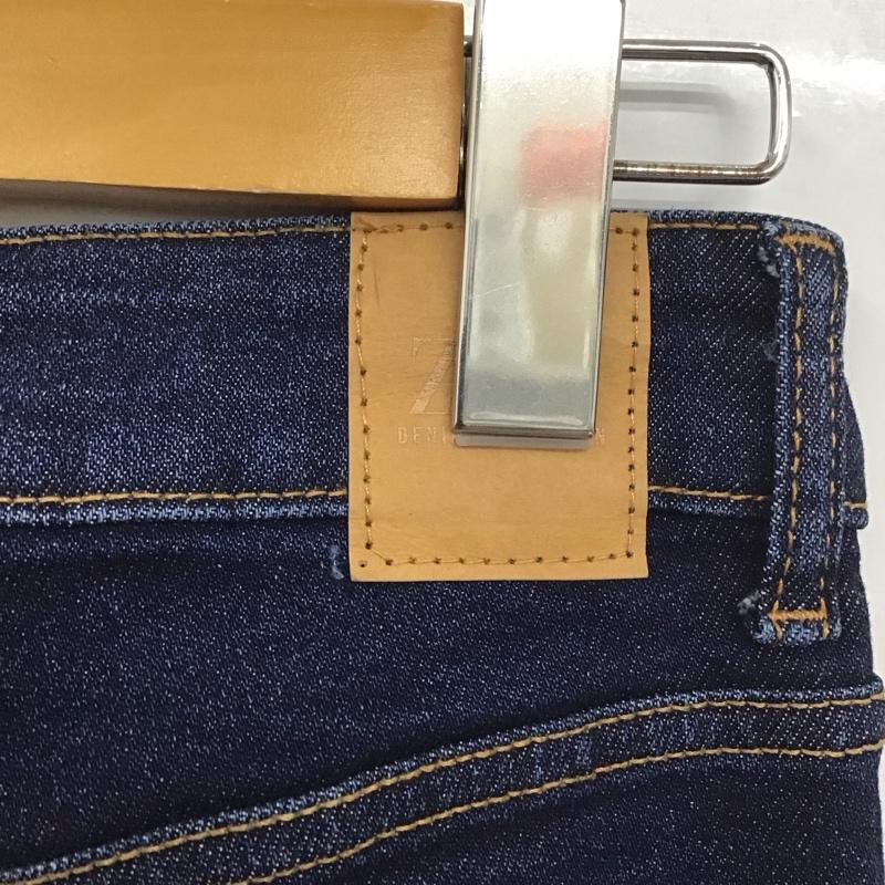 ザラ ZARA パンツ デニム、ジーンズ 7223 223 407 マムフィット ストレッチ 36 無地 青 / ブルー /  レディース USED 古着 中古 10112953