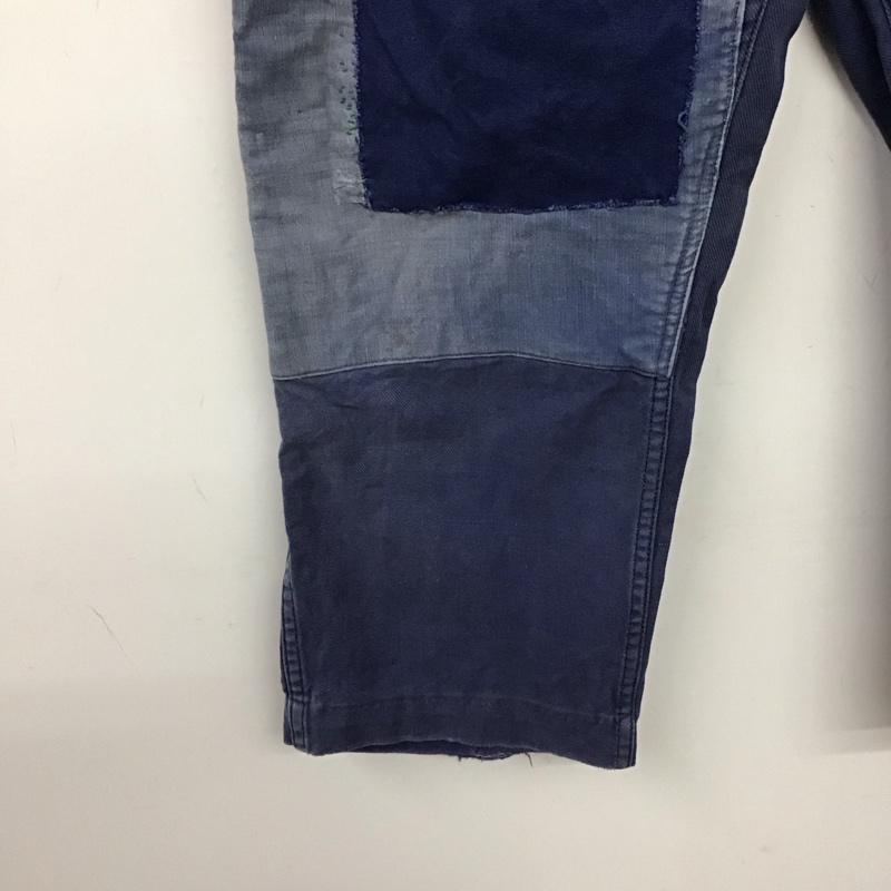 古着 USED パンツ デニム、ジーンズ デニムパンツ ワイドパンツ カジュアルパンツ 無地 青 / ブルー /  メンズ USED 古着 中古 10140621