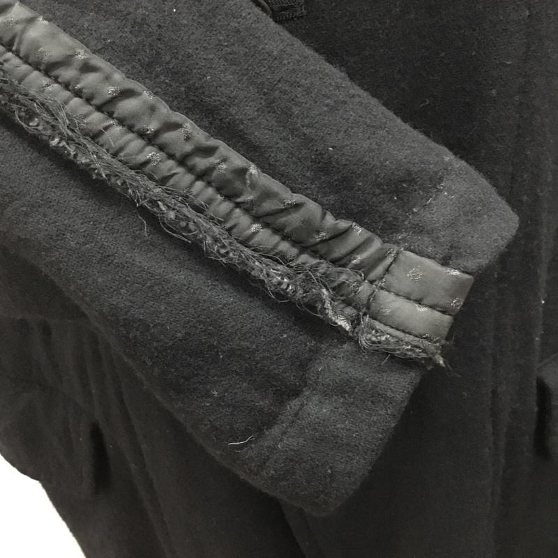 ブラックコムデギャルソン BLACK COMME des GARCONS ジャケット、上着 ジャケット、ブレザー カジュアルジャケット カラージャケット アウター XL 無地 黒 / ブラック /  メンズ USED 古着 中古 10120549