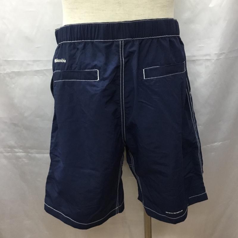 コロンビア Columbia パンツ ショートパンツ ナイロンパンツ XL 無地 紺 / ネイビー /  メンズ USED 古着 中古 10108793