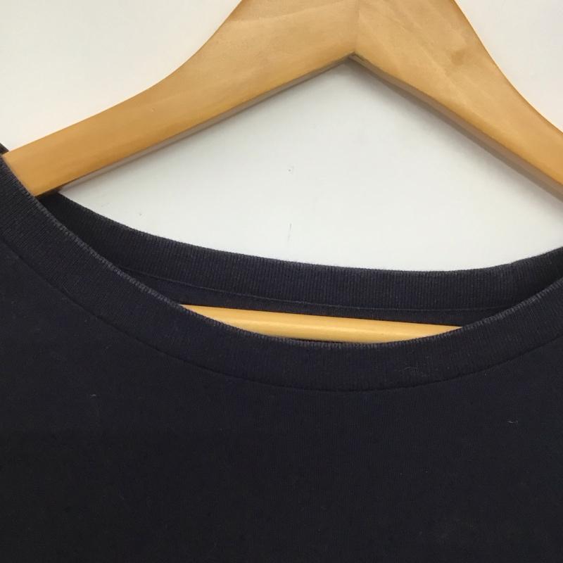 カーハート Carhartt カットソー 長袖 長袖カットソー 無地カットソー クルーネック ロゴ XL ロゴ、文字 紺 / ネイビー /  メンズ USED 古着 中古 10145934