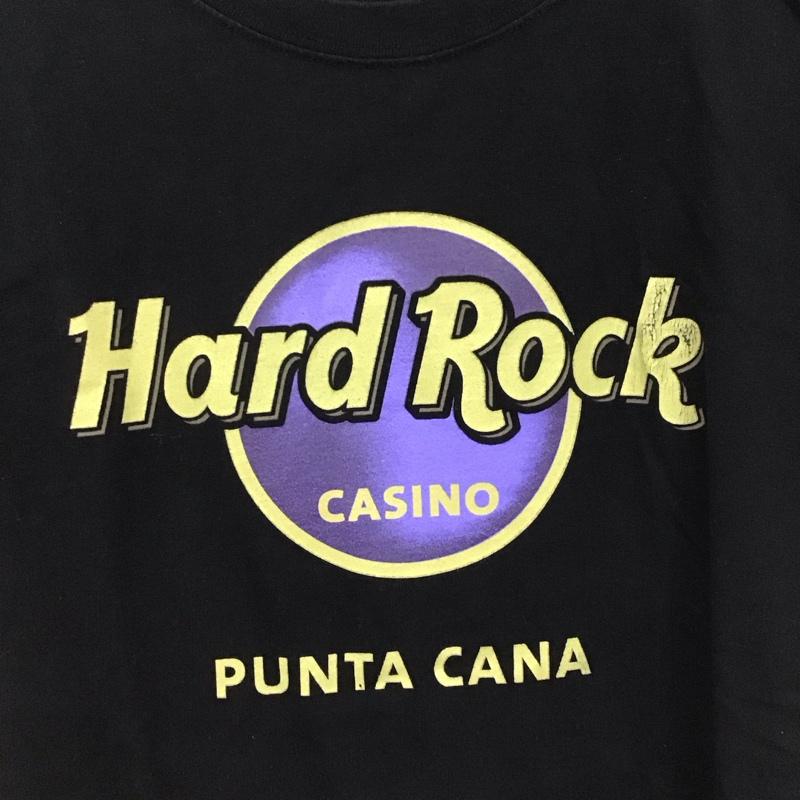 ハードロックカフェ HARD ROCK CAFE Tシャツ 半袖 半袖カットソー プリントTシャツ クルーネックカットソー M プリント 黒 / ブラック /  メンズ USED 古着 中古 10151154