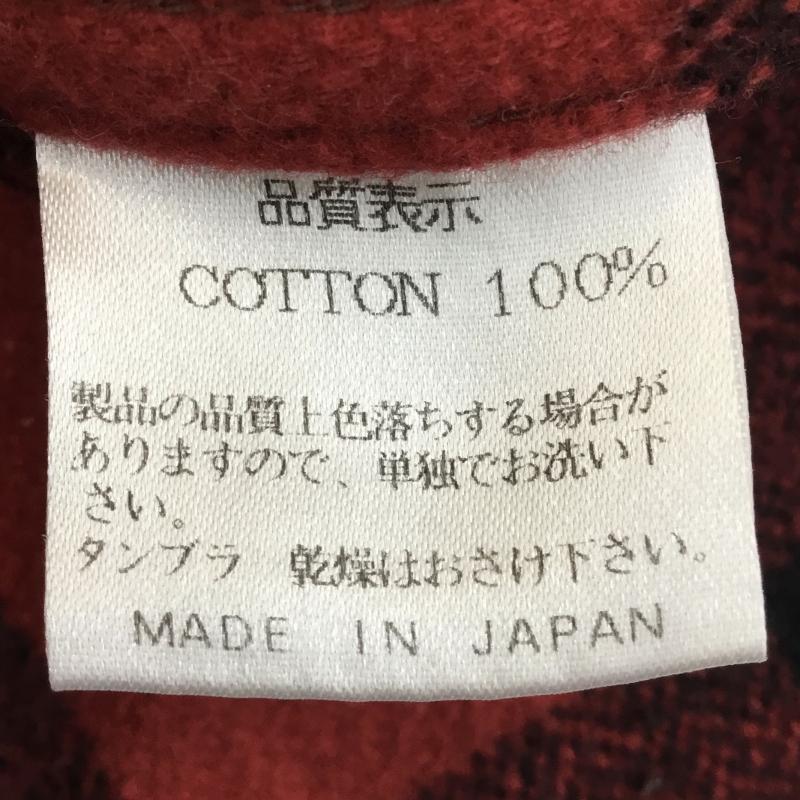 フラットヘッド The Flat Head シャツ、ブラウス 長袖 36 チェック 赤 / レッド /  メンズ USED 古着 中古 10141440