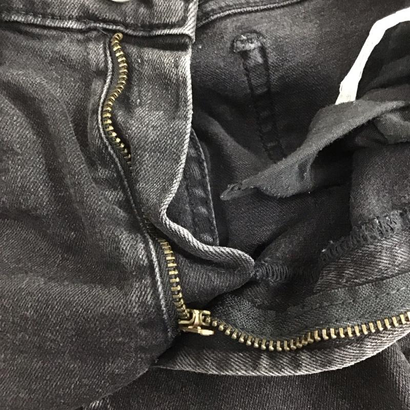 ザラ ZARA パンツ デニム、ジーンズ スキニー ストレッチ 無地 黒 / ブラック /  レディース USED 古着 中古 10109715