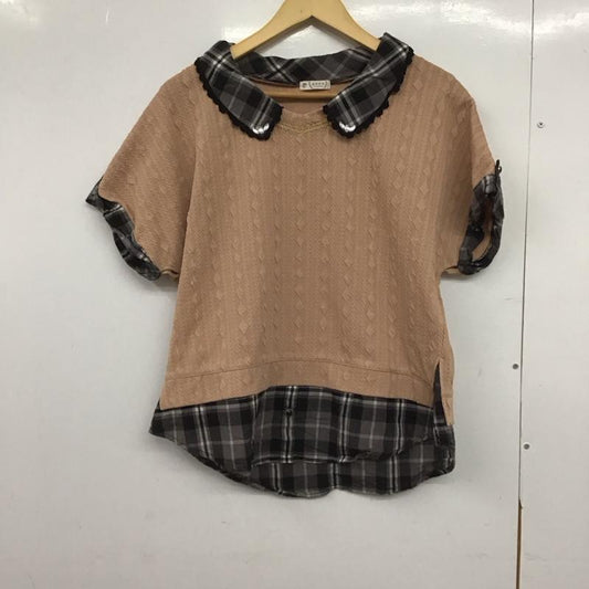 アクシーズファム axes femme カットソー 半袖 半袖カットソー カラーシャツ M 総柄 マルチカラー / マルチカラー /  レディース USED 古着 中古 10147036