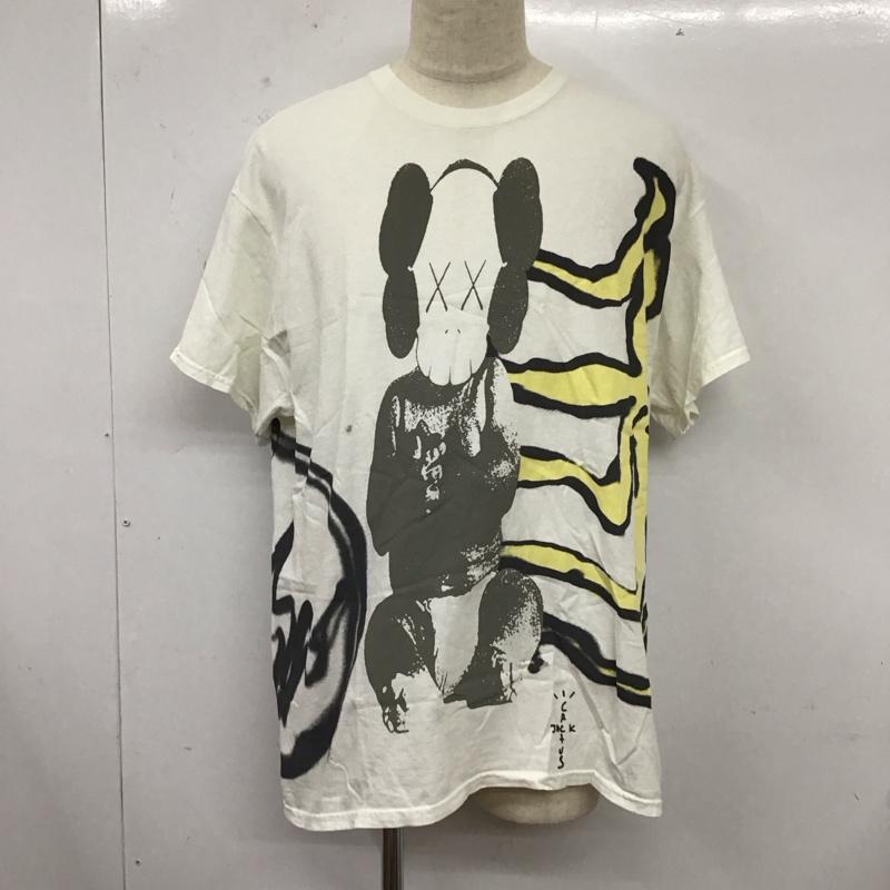 カウズ KAWS Tシャツ 半袖 半袖カットソー プリントTシャツ クルーネックカットソー L プリント マルチカラー / マルチカラー /  メンズ USED 古着 中古 10119301