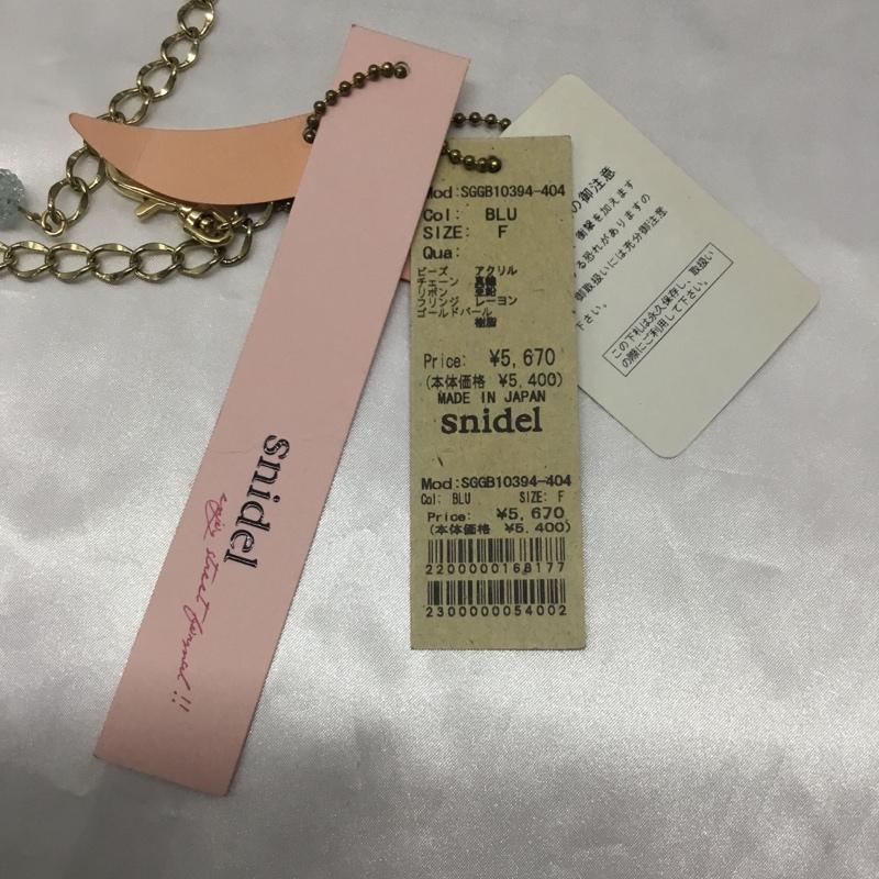 スナイデル SNIDEL ファッション小物 ファッション小物 SGGB10394-404 ビーズ チェーン タグ付き ストラップ  マルチカラー / マルチカラー /  レディース USED 古着 中古 10114217