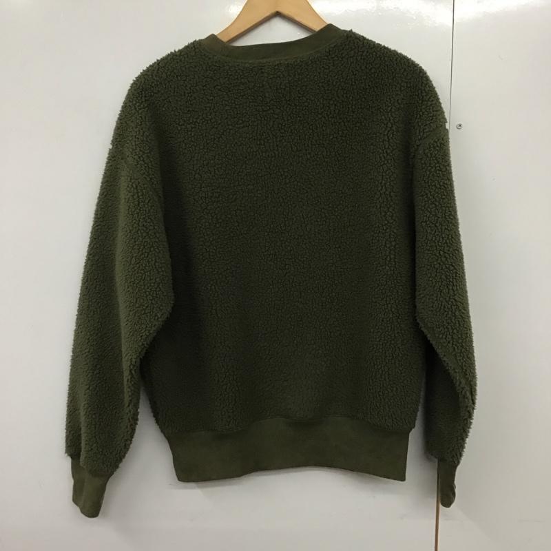 ギャップ GAP トレーナー 長袖 フリース XS 無地 カーキ / カーキ /  メンズ USED 古着 中古 10141132