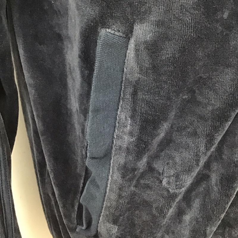 アディダス adidas ジャケット、上着 ジャンパー、ブルゾン ベロア 無地 紺 / ネイビー /  メンズ USED 古着 中古 10121753