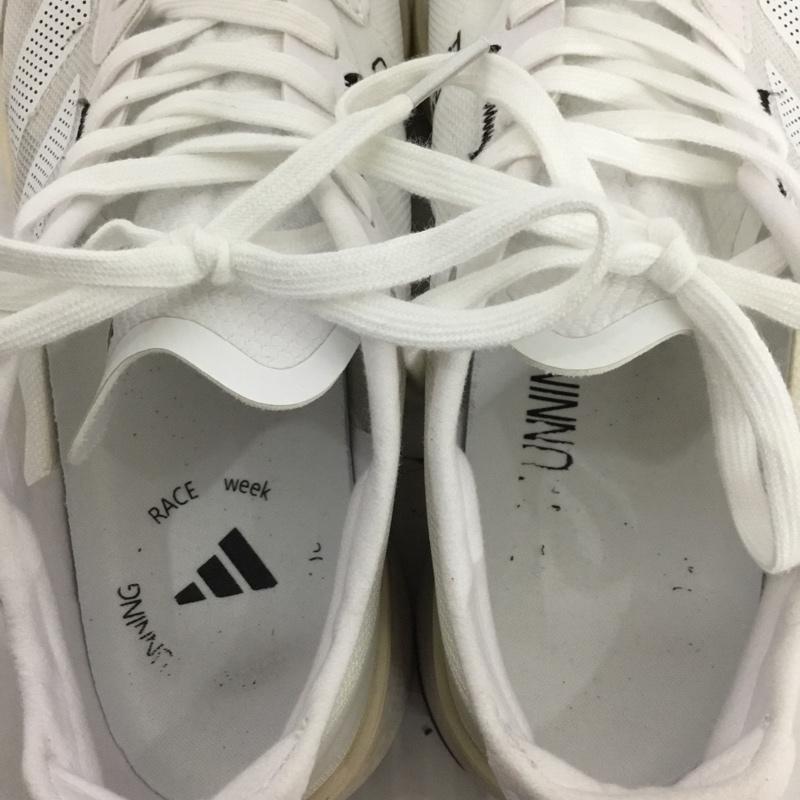 アディダス adidas スニーカー スニーカー GY2586 ADIZERO BOSTON 11 ランニングシューズ 27cm 27.0cm ロゴ、文字 白 / ホワイト /  メンズ USED 古着 中古 10123796