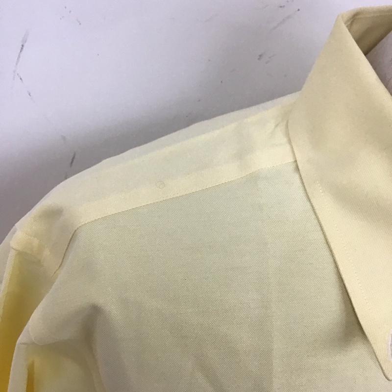 ブルックスブラザーズ BROOKS BROTHERS シャツ、ブラウス 長袖 ボタンダウン コットン 無地 橙 / オレンジ /  メンズ USED 古着 中古 10111181