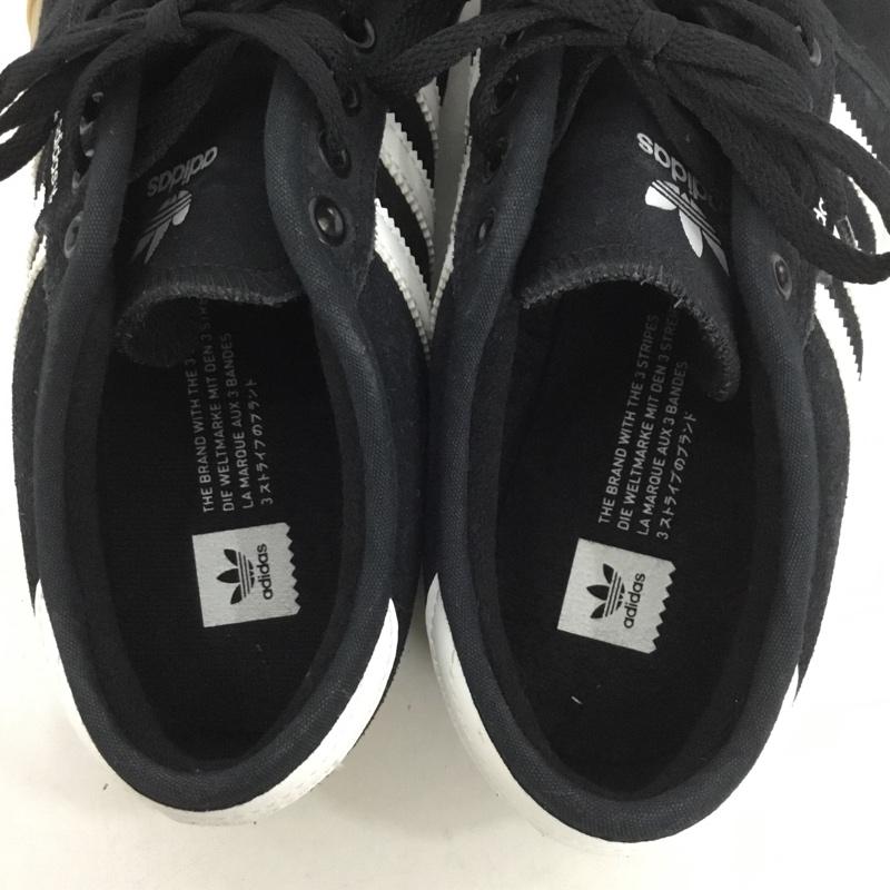 アディダス adidas スニーカー スニーカー EG2632 SEELEYXT 24.5cm 24.5cm ロゴ、文字 黒 / ブラック / X 白 / ホワイト /  レディース USED 古着 中古 10148637