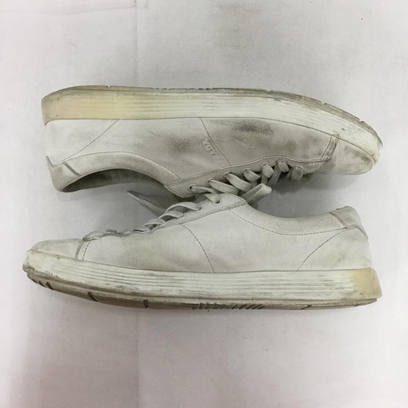 プラダ PRADA スニーカー スニーカー 4E 2860 8 レザー FREE ロゴ、文字 白 / ホワイト /  メンズ USED 古着 中古 10149821