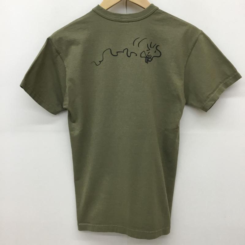 トイズマッコイ TOYS McCOY Tシャツ 半袖 PEANUTS S キャラクター カーキ / カーキ /  メンズ USED 古着 中古 10134744