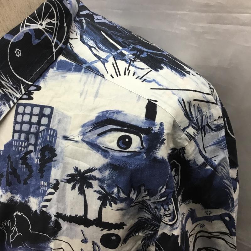 ポールスミス Paul Smith シャツ、ブラウス 長袖 パルプコミック 長袖シャツ 総柄プリントシャツ カラーシャツ 長袖カットソー L プリント マルチカラー / マルチカラー /  メンズ USED 古着 中古 10120682