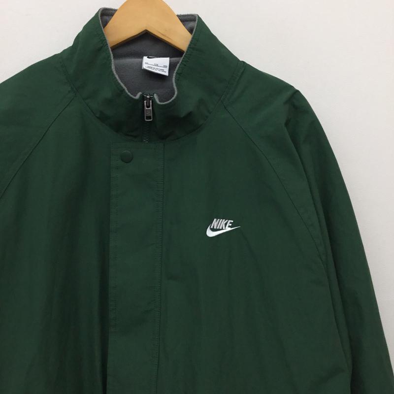 ナイキ NIKE ジャケット、上着 ジャンパー、ブルゾン クラブ フューチュラ メンズジャケット　FZ0657-323 XXL ロゴ、文字 緑 / グリーン /  メンズ USED 古着 中古 10139254