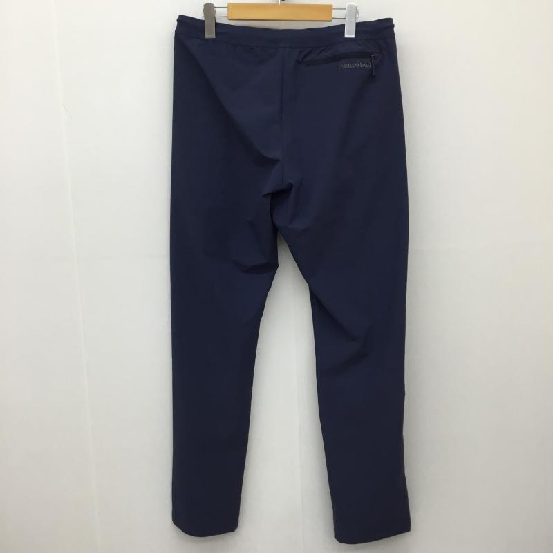 モンベル mont-bell パンツ ワークパンツ、ペインターパンツ 1105773 クリフイージーフィットパンツ L ロゴ、文字 紺 / ネイビー /  メンズ USED 古着 中古 10139096