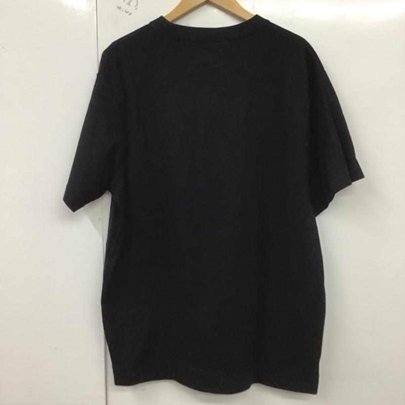 ザ ノースフェイス パープルレーベル THE NORTH FACE PURPLE LABEL Tシャツ 半袖 nt3112n ハイバルキーハーフスリーブポケットティー 半袖カットソー XL ロゴ、文字 黒 / ブラック /  メンズ USED 古着 中古 10129070