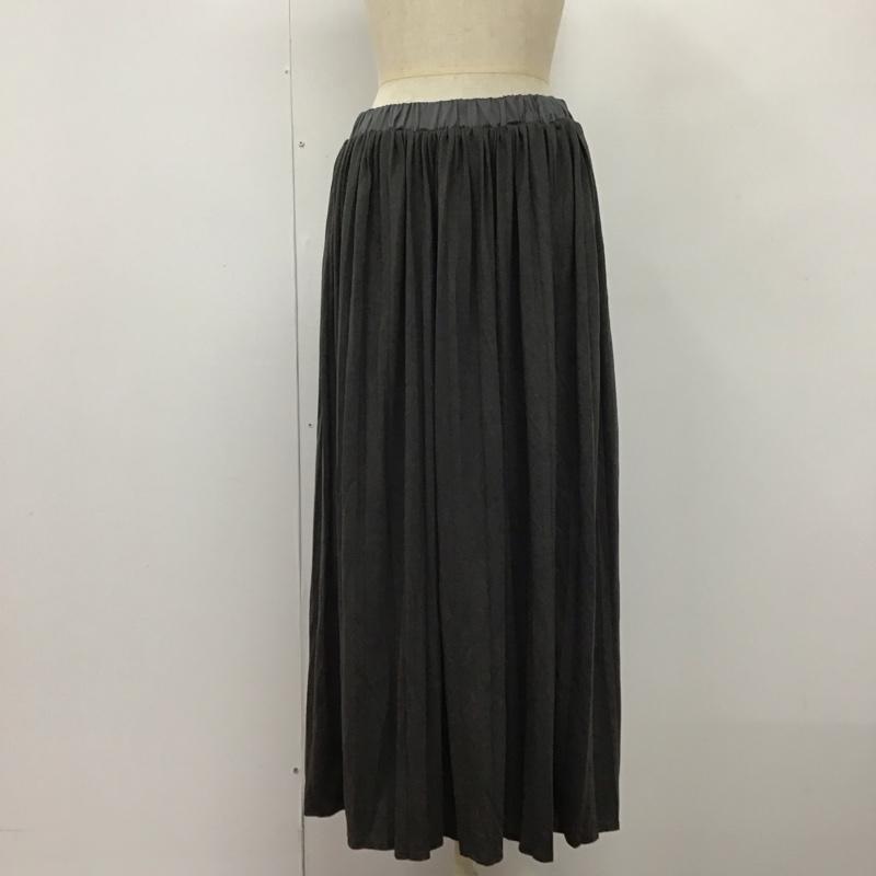 アメリカンホリック AMERICAN HOLIC スカート ロングスカート HA13L1L0300 カットプリーツスカート ロングスカート フレアスカート M 無地 黒 / ブラック /  レディース USED 古着 中古 10117499