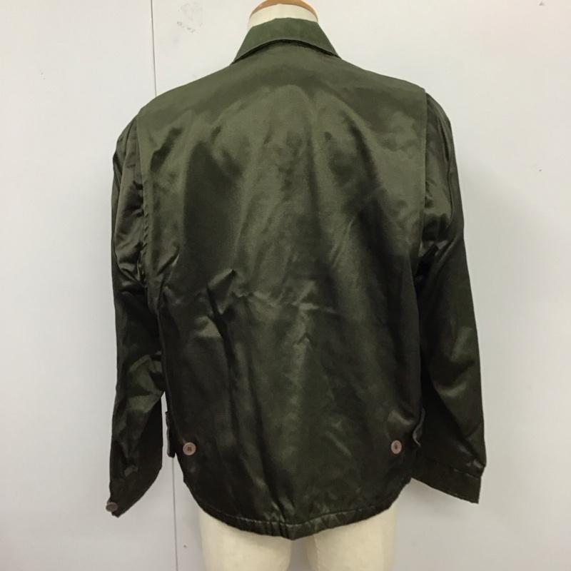 アルファインダストリー Alpha Industries ジャケット、上着 ジャンパー、ブルゾン ジップアップジャケット ジャンパー ジャケット カジュアルジャケット アウター 40 ロゴ、文字 カーキ / カーキ /  メンズ USED 古着 中古 10121463