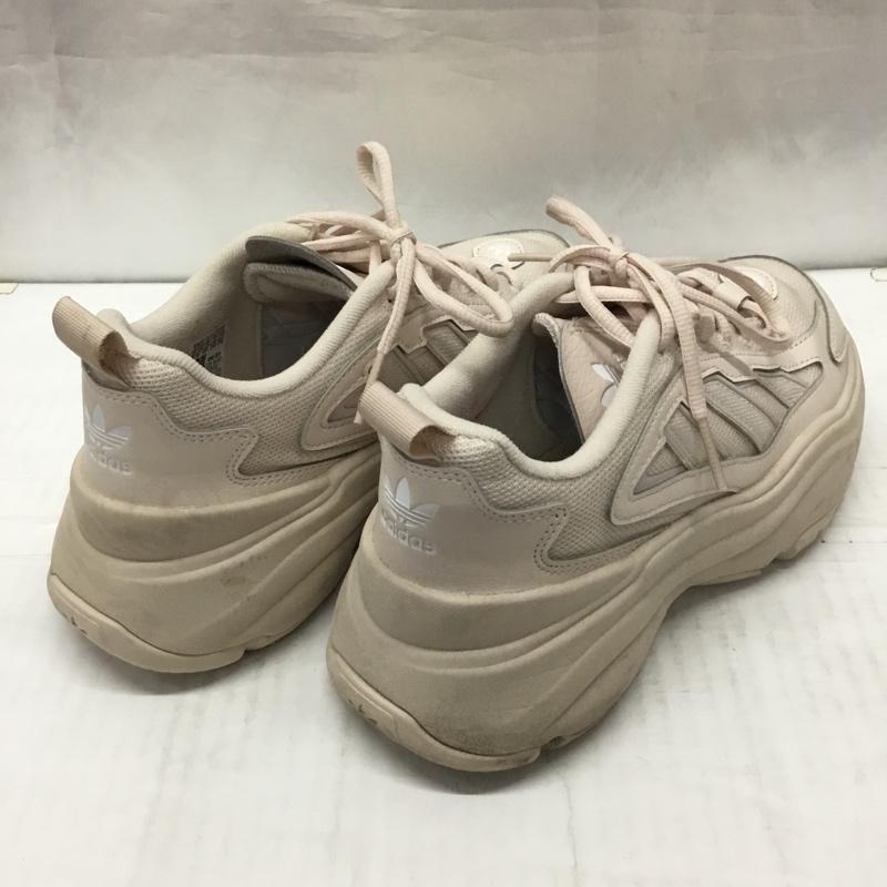 アディダス adidas スニーカー スニーカー IG6049 オズガイア OZGAIA 24.5cm 箱有 24.5cm ロゴ、文字 ベージュ / ベージュ /  レディース USED 古着 中古 10112512