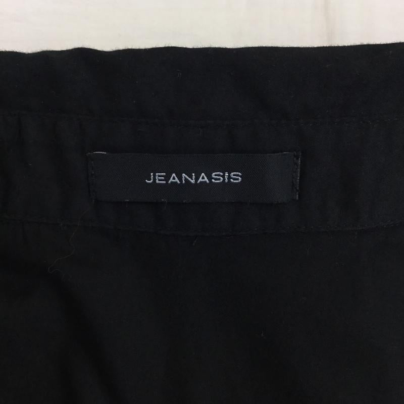 ジーナシス JEANASIS シャツ、ブラウス 長袖 JS063743MC FREE 無地 黒 / ブラック /  レディース USED 古着 中古 10141845