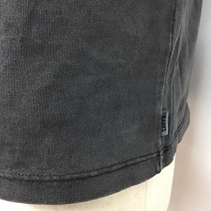 バンクスジャーナル BANKS JOURNAL Tシャツ 半袖 半袖カットソー プリントTシャツ クルーネックカットソー L ロゴ、文字 黒 / ブラック /  メンズ USED 古着 中古 10115296