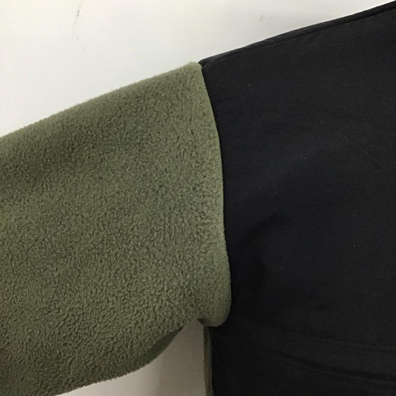 ザノースフェイス THE NORTH FACE ジャケット、上着 ジャンパー、ブルゾン na72051 デナリジャケット フリース ノーステックジップアップ アウトドア M ロゴ、文字 黒 / ブラック / X カーキ / カーキ /  メンズ USED 古着 中古 10116532