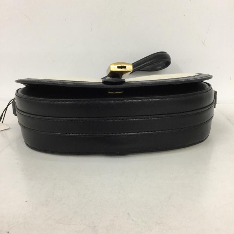 ザラ ZARA ショルダーバッグ ショルダーバッグ 6043 210 202 タグ付き 無地 黒 / ブラック / X アイボリー / アイボリー /  レディース USED 古着 中古 10147767