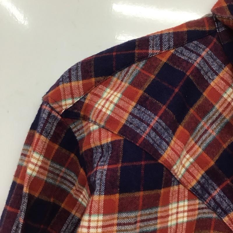 クライミー CRIMIE シャツ、ブラウス 長袖 長袖シャツ チェックシャツ カラーシャツ L チェック マルチカラー / マルチカラー /  メンズ USED 古着 中古 10133079