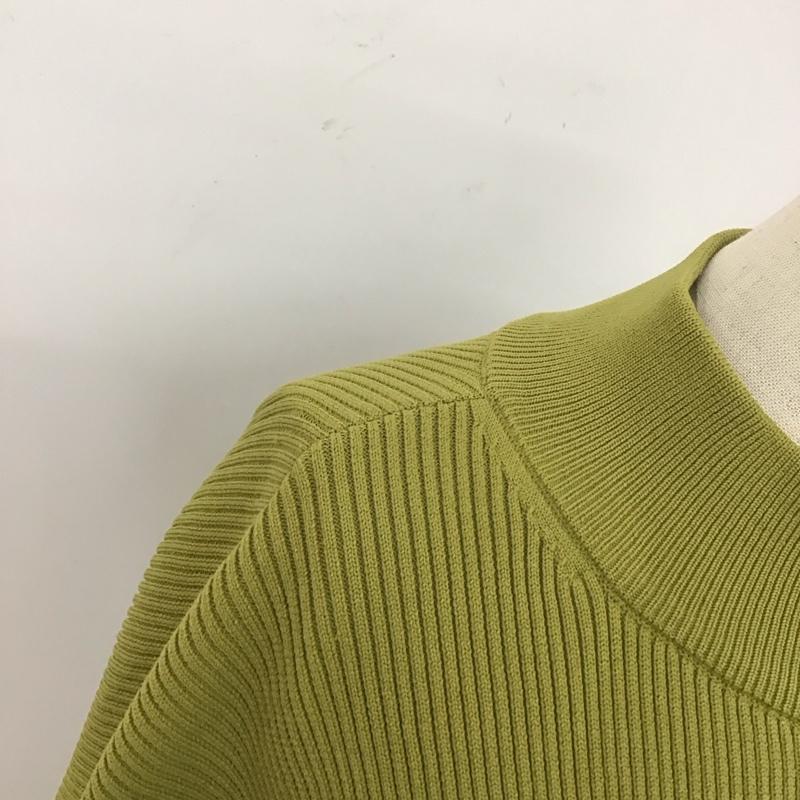 エムアンダーバー M_ ワンピース ロングスカート 010EA370-5520 RIB KNIT DRESS エムアンダーバー リブ 2 無地 緑 / グリーン /  レディース USED 古着 中古 10108233