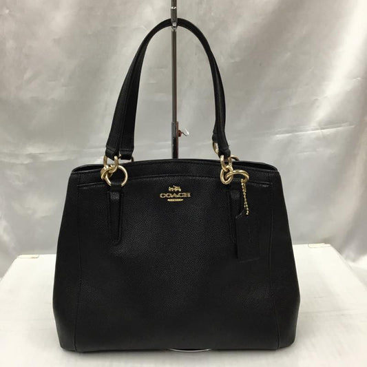 コーチ COACH ハンドバッグ ハンドバッグ F57847 ミネッタクロスボディ ロゴ、文字 黒 / ブラック / X 金 / ゴールド /  レディース USED 古着 中古 10105770