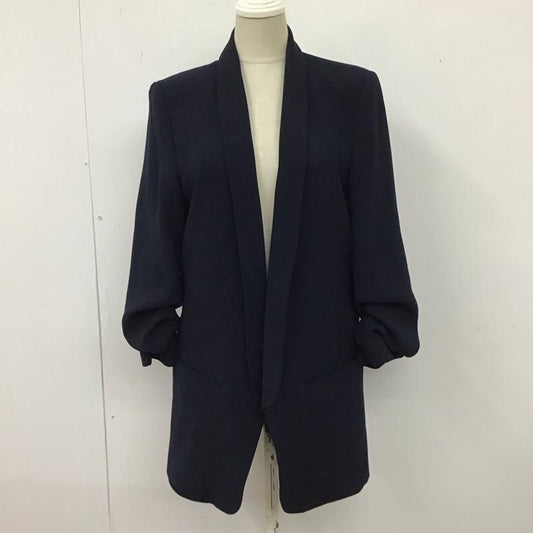 ザラウーマン ZARA WOMAN ジャケット、上着 ジャケット、ブレザー 7864 778 401 袖ギャザー XS 無地 紺 / ネイビー /  レディース USED 古着 中古 10116177