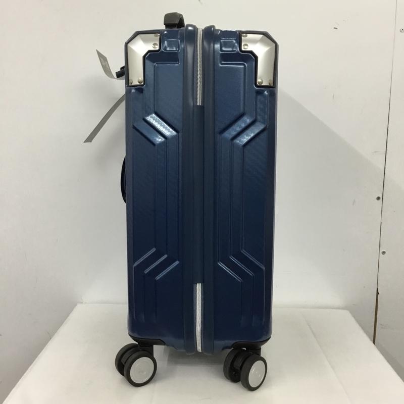 レジェンドウォーカー LEGEND WALKER スーツケース、トランク スーツケース、トランク 6720-49 円型キャリーハンドル TRAVEL BUZZER 機内持ち込み ロゴ、文字 青 / ブルー /  メンズ USED 古着 中古 10147869