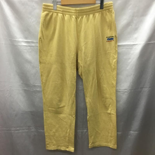 ラディアル RADIALL ボトムス ボトムス スウェットパンツ ジャージ カジュアルパンツ ワイドパンツ L 無地 黄 / イエロー /  メンズ USED 古着 中古 10108727