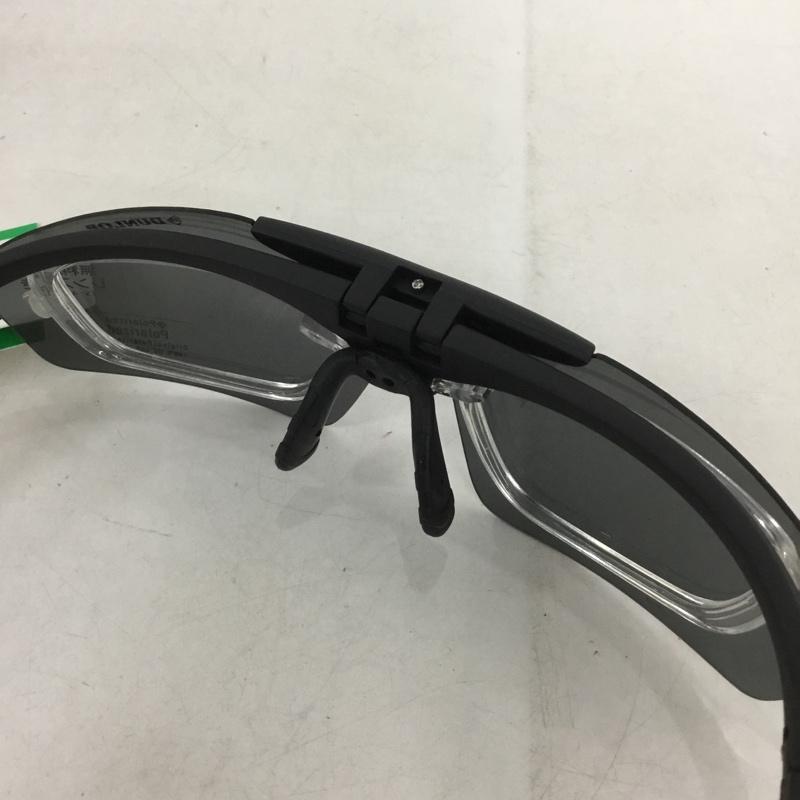 ダンロップ DUNLOP めがね・サングラス サングラス DU-010 スポーツサングラス ミラーレンズ ロゴ、文字 黒 / ブラック /  メンズ USED 古着 中古 10140528