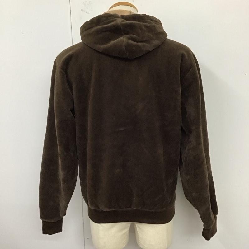カーハート Carhartt パーカー 長袖 長袖パーカー フード付きパーカー スウェット トレーナー M 無地 茶 / ブラウン /  メンズ USED 古着 中古 10121461