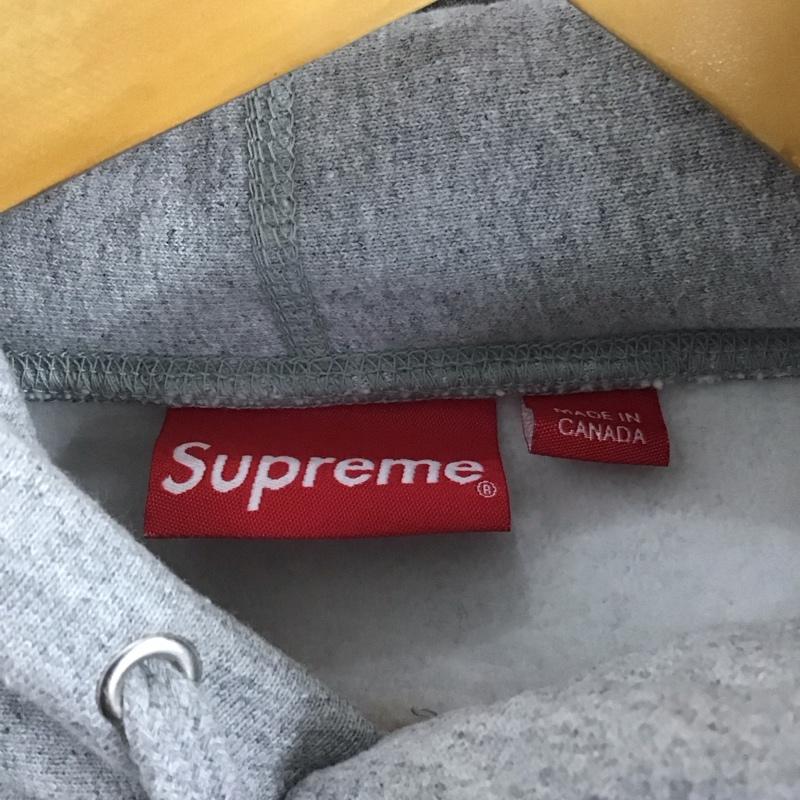 シュプリーム Supreme パーカー 長袖 19FW BandanaBoxLogoHooded プルオーバーパーカー S ロゴ、文字 灰 / グレー /  メンズ USED 古着 中古 10144987